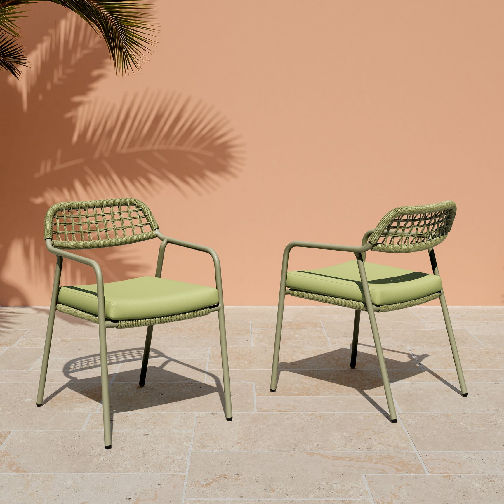 Rio Green Dining Chair (Set of 2) - Ornate Home