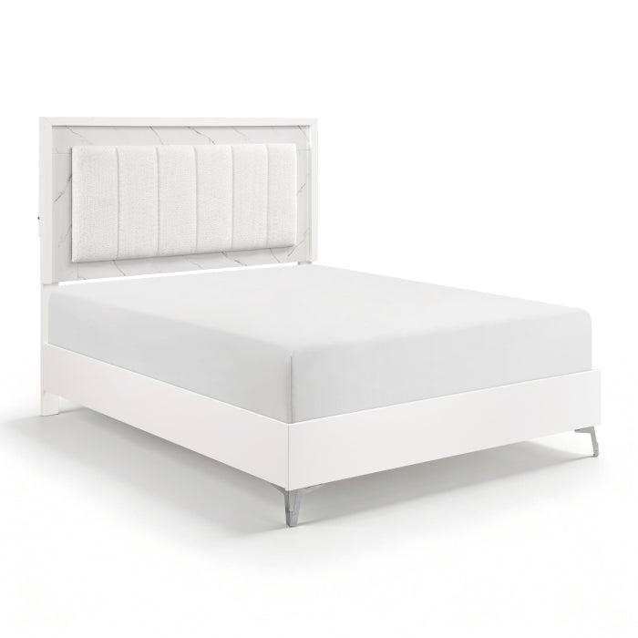 Ripple White 5pc Bedroom Set