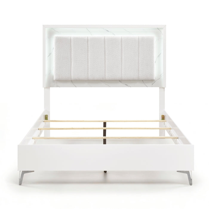 Ripple White 5pc Bedroom Set