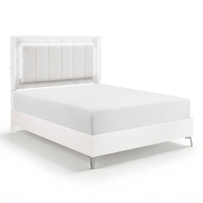 Ripple White 5pc Bedroom Set