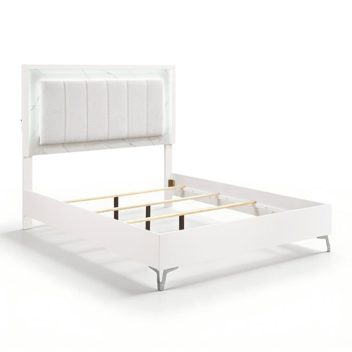 Ripple White 5pc Bedroom Set