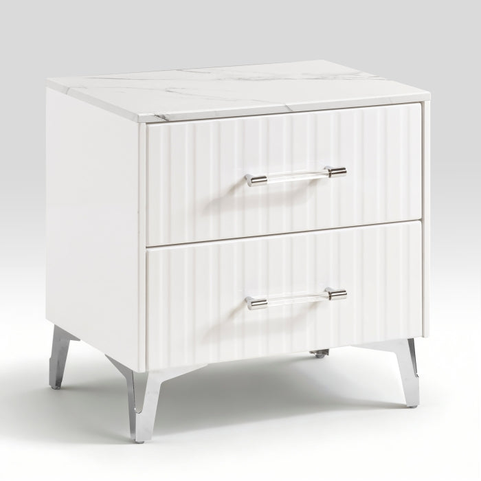 Ripple White 5pc Bedroom Set