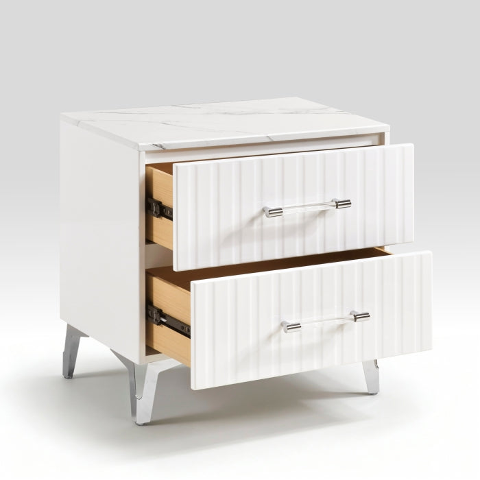 Ripple White 5pc Bedroom Set
