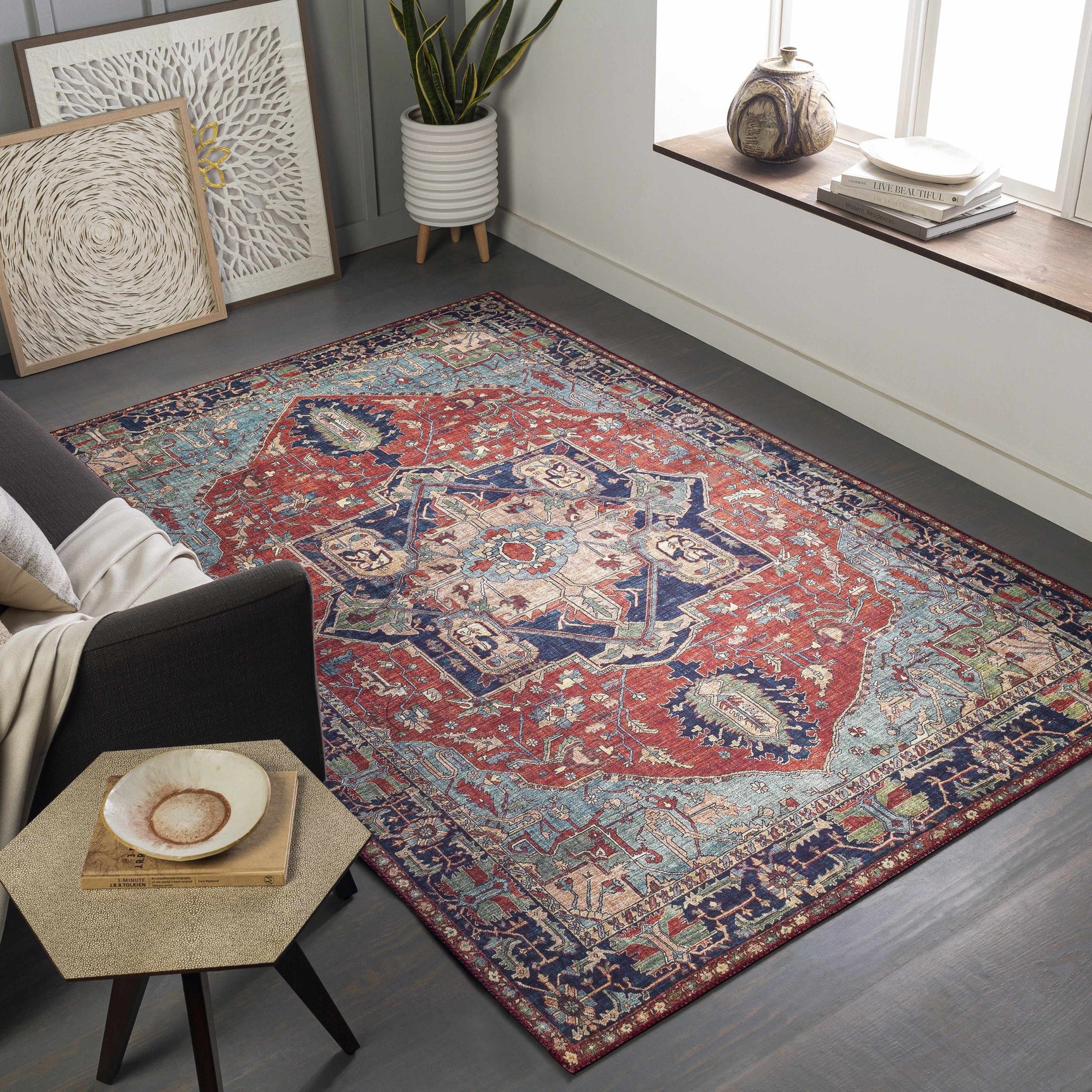 Ripplemead Area Rug - Ornate Home