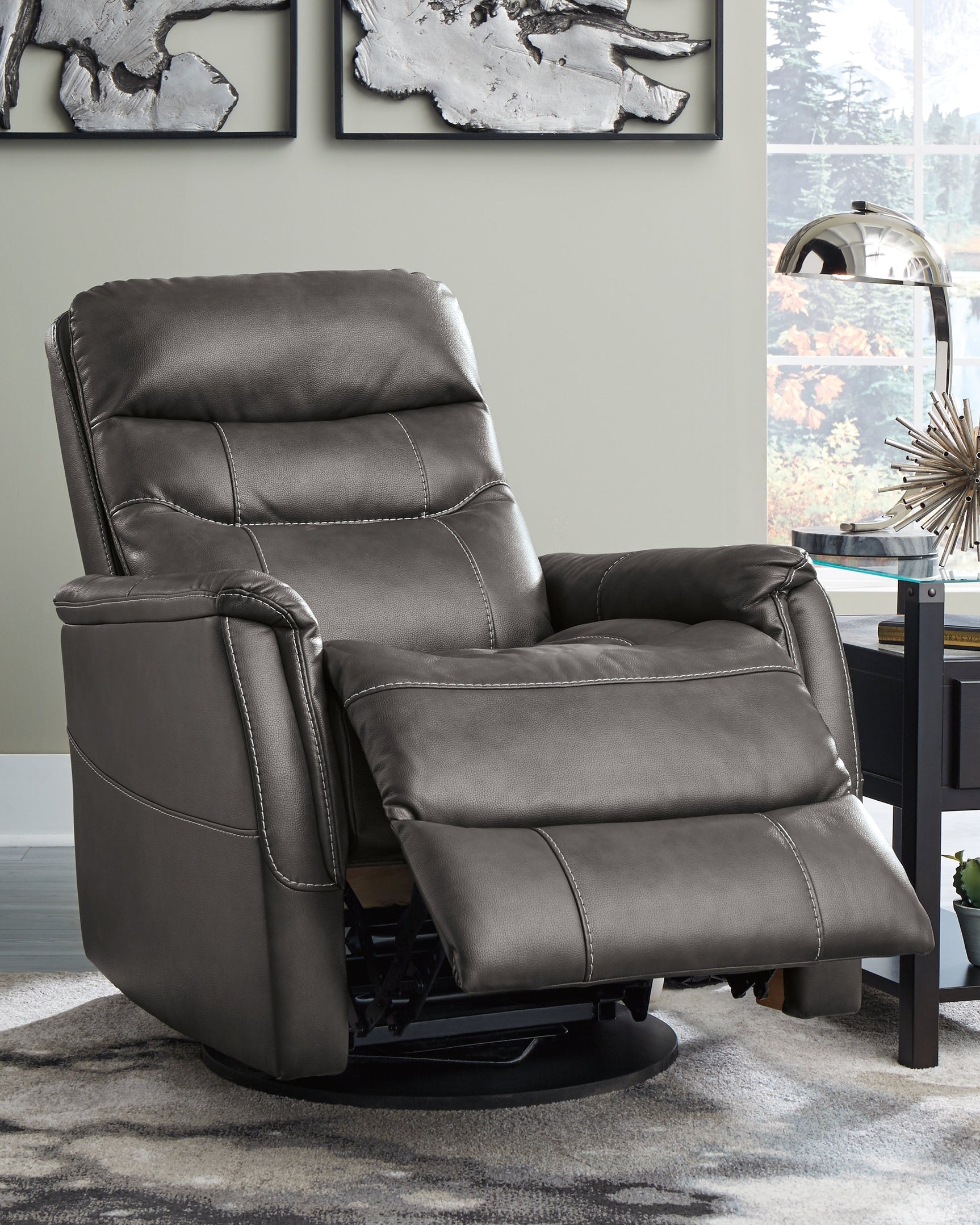 Riptyme Swivel Glider Recliner - Ornate Home
