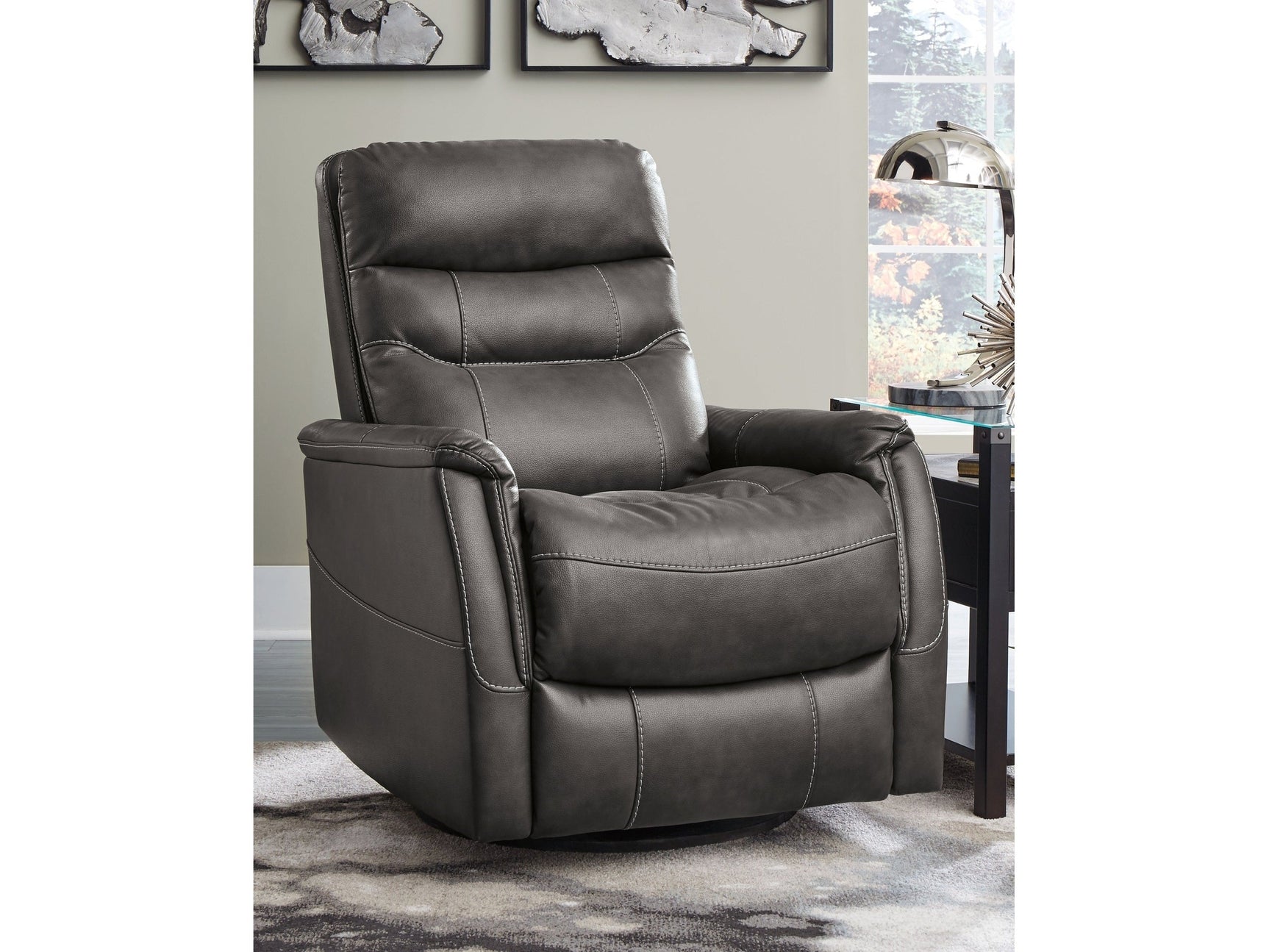 Riptyme Swivel Glider Recliner - Ornate Home