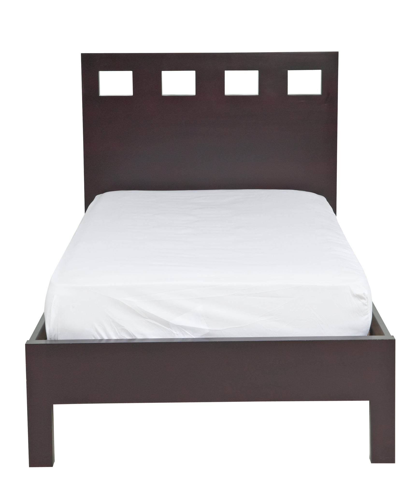 Riva Wood California King Platform Bed in Espresso - Ornate Home