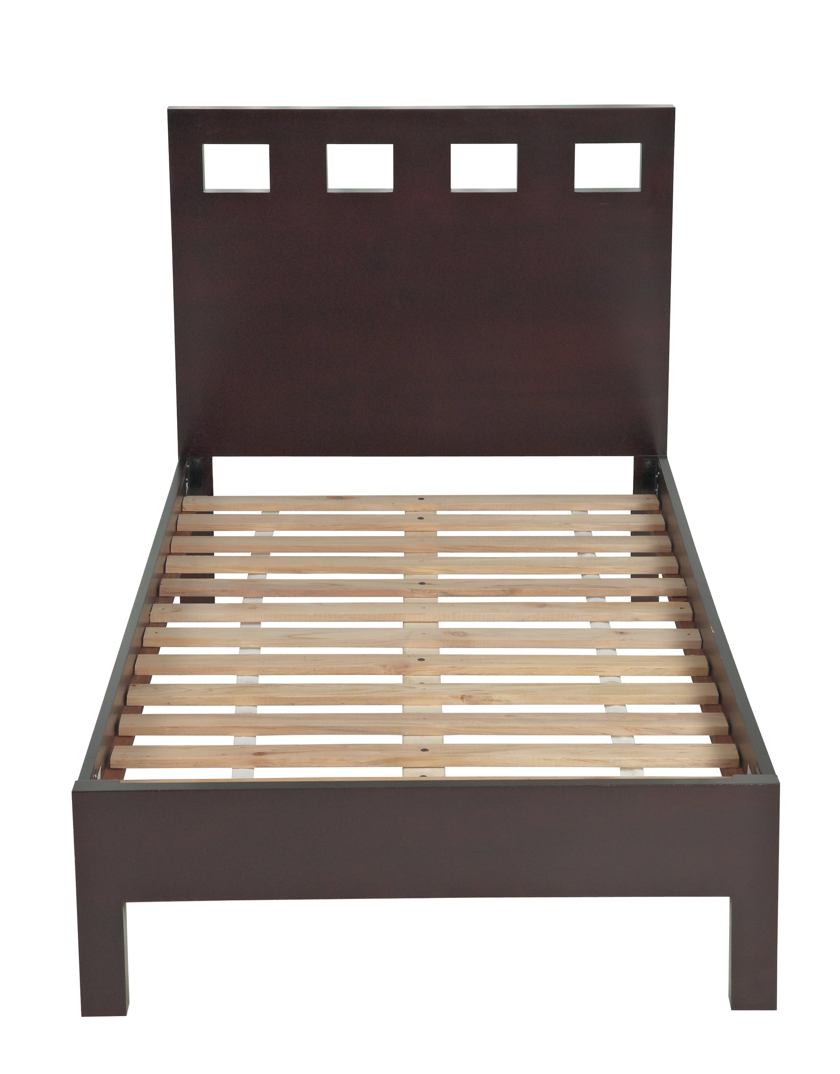 Riva Wood California King Platform Bed in Espresso - Ornate Home