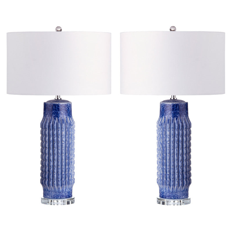 Riverdale Blue Table Lamp (Set of 2) - Ornate Home