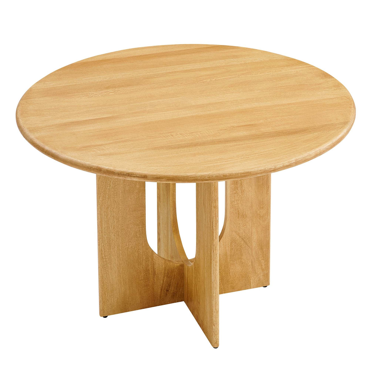 Rivian Oak Round 48" Wood Dining Table - Ornate Home