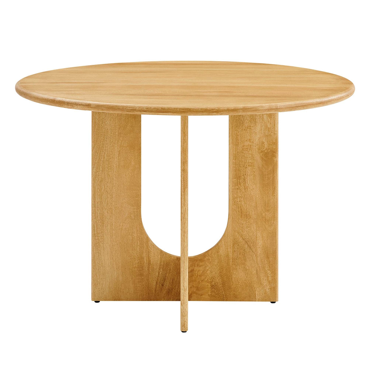 Rivian Oak Round 48" Wood Dining Table - Ornate Home