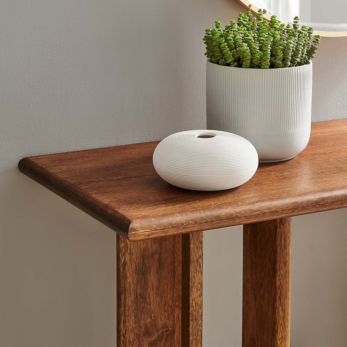 Rivian Walnut 46" Console Table - Ornate Home