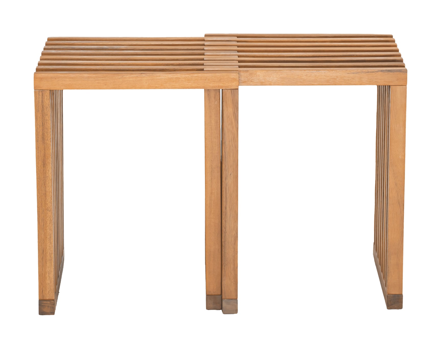Riviera Natural Extendable Stool (Set of 2) - Ornate Home