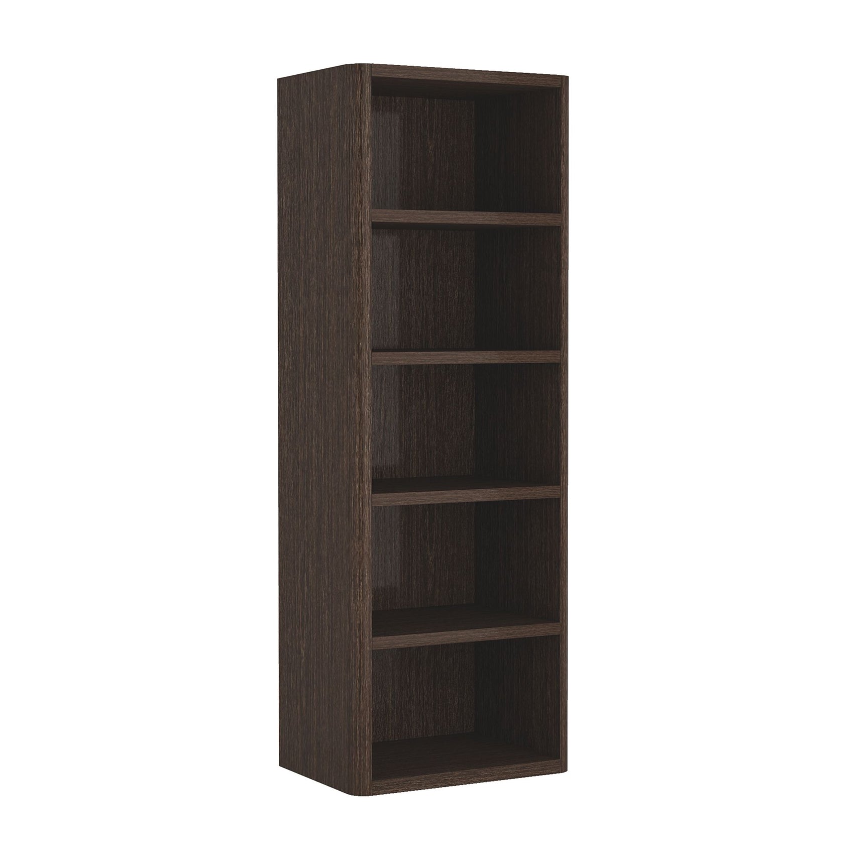 Rivington Dark Walnut 28" Open Bookcase - Ornate Home