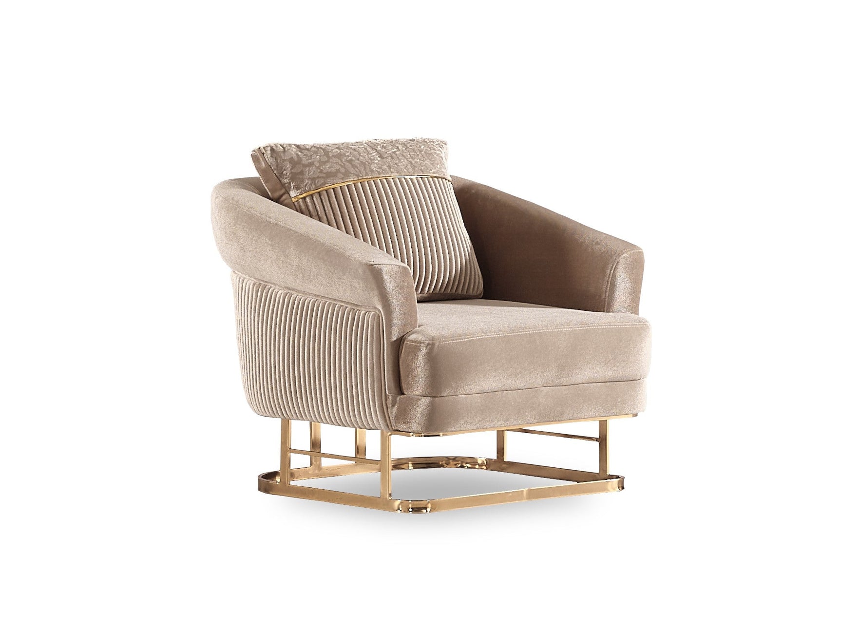Rixos Beige Chair - Ornate Home
