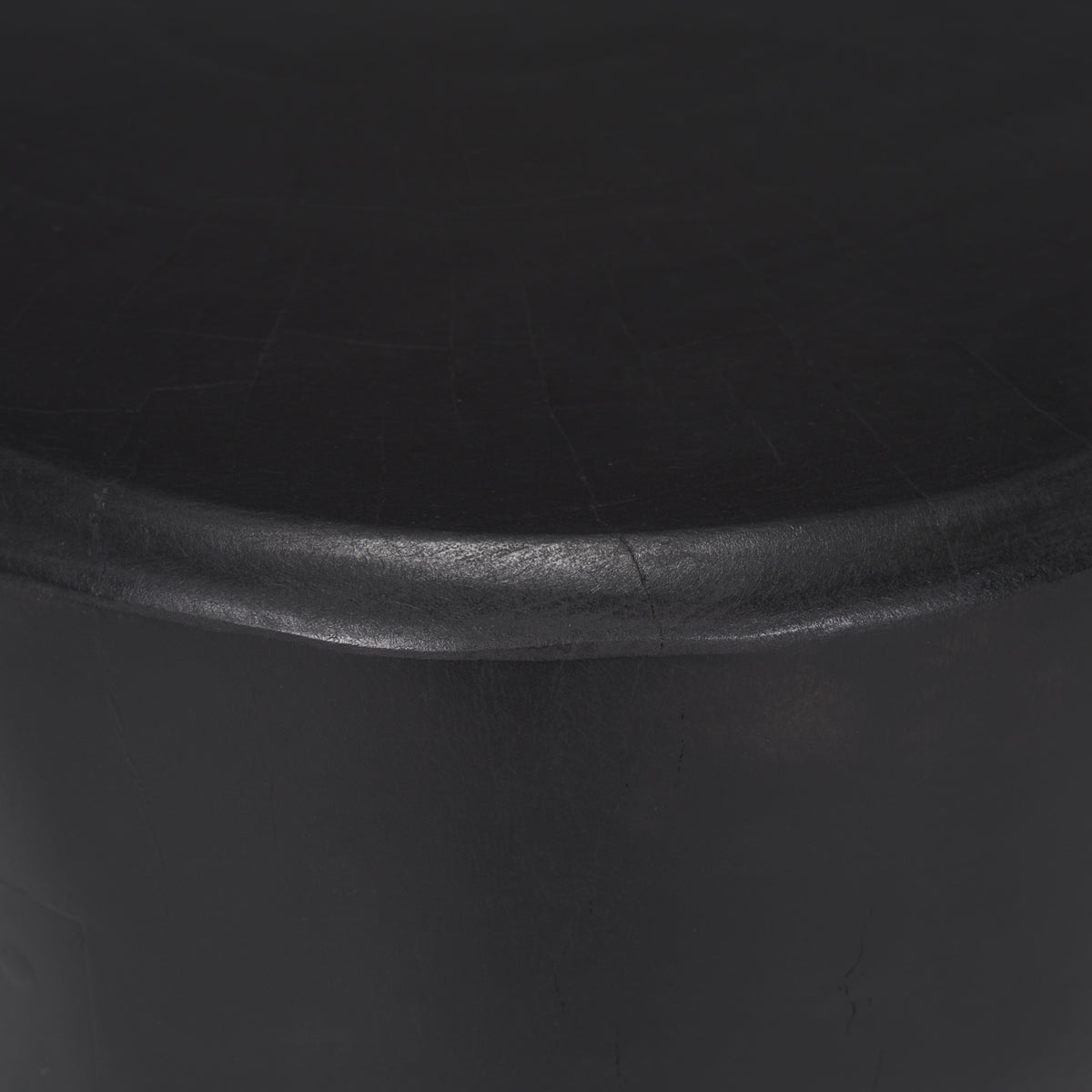 Riya Black Solid Wooden Stool - Ornate Home