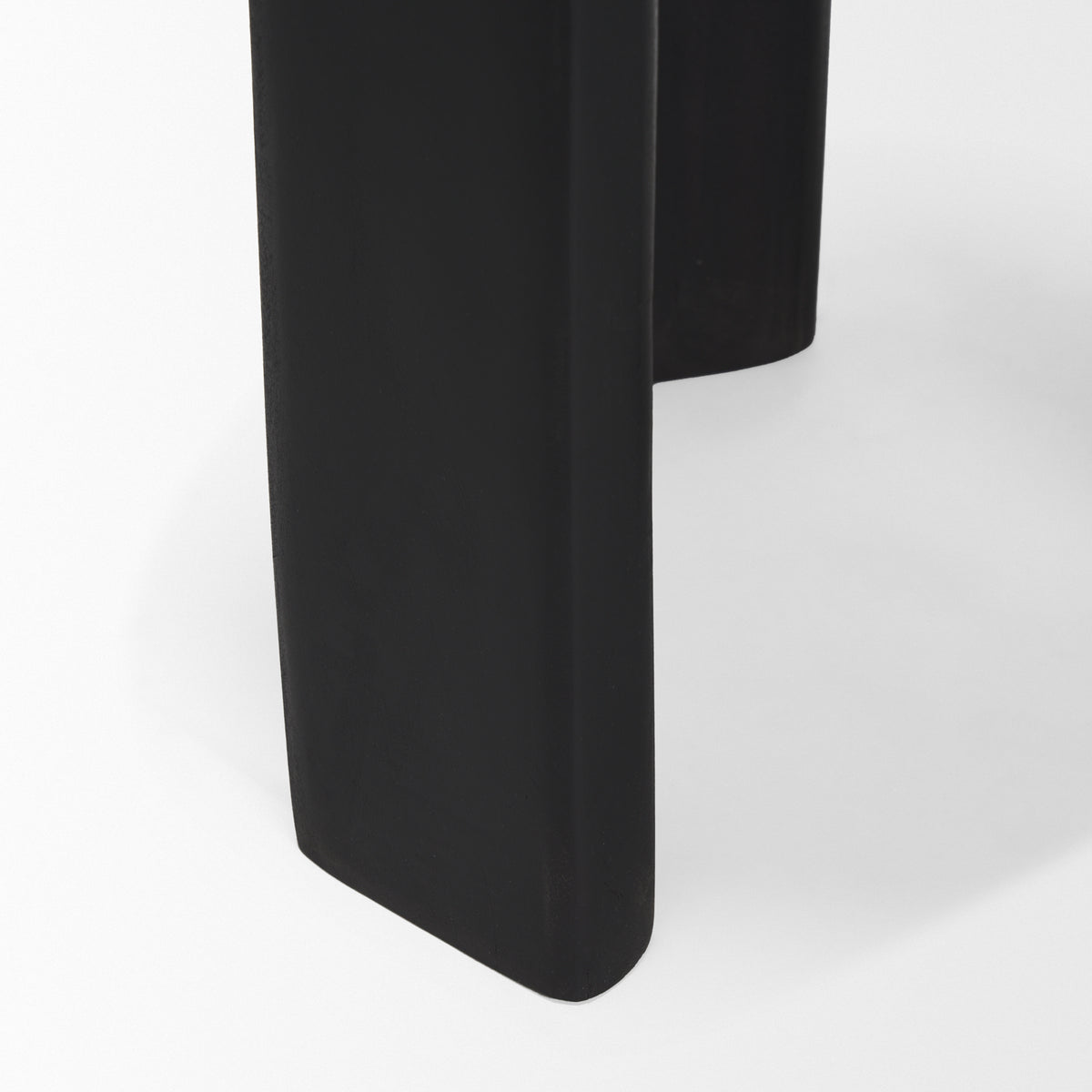 Riya Black Solid Wooden Stool - Ornate Home