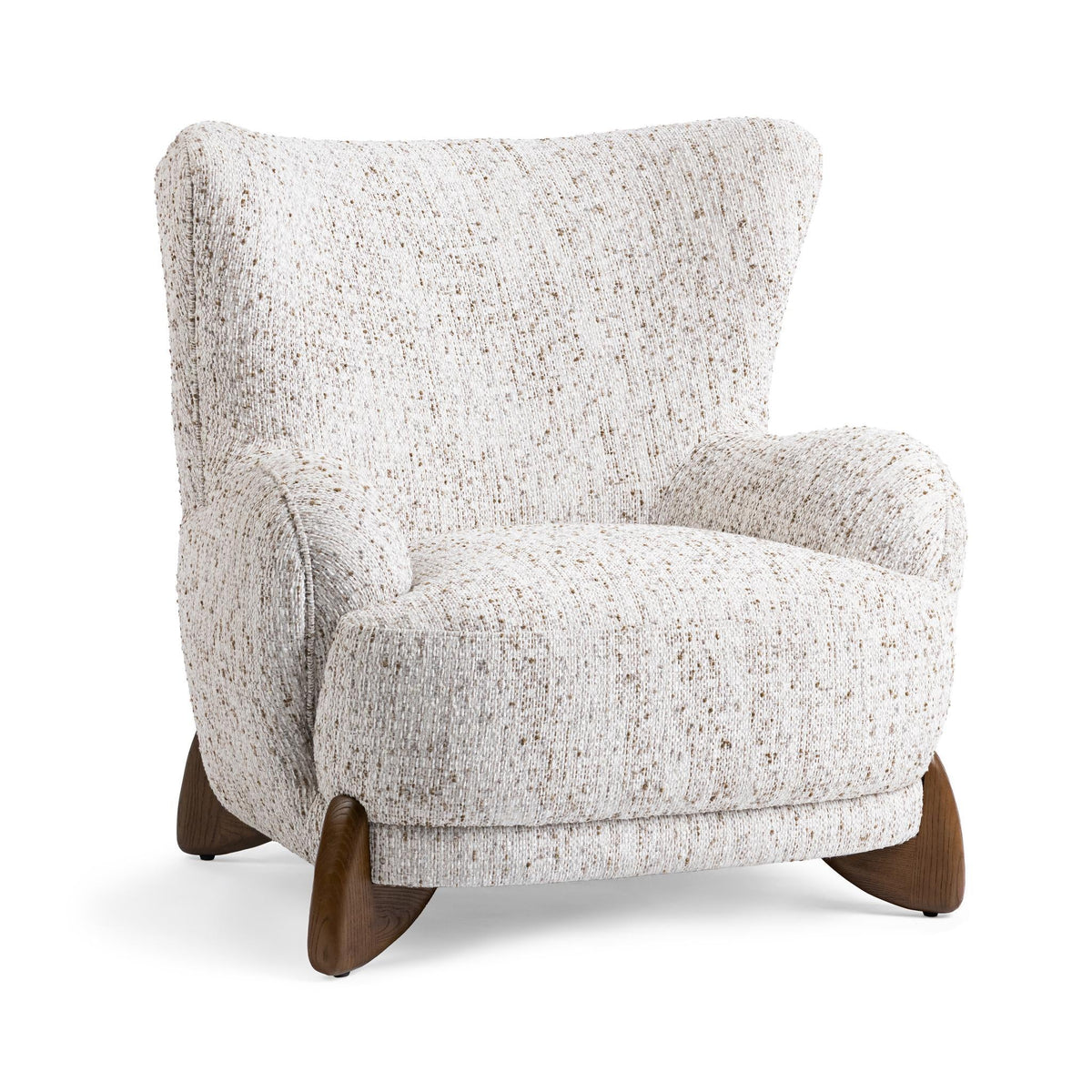 Riya Canvas Oat Accent Chair