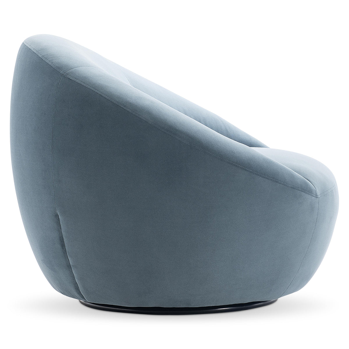 Rizz Blue Swivel Chair - Ornate Home