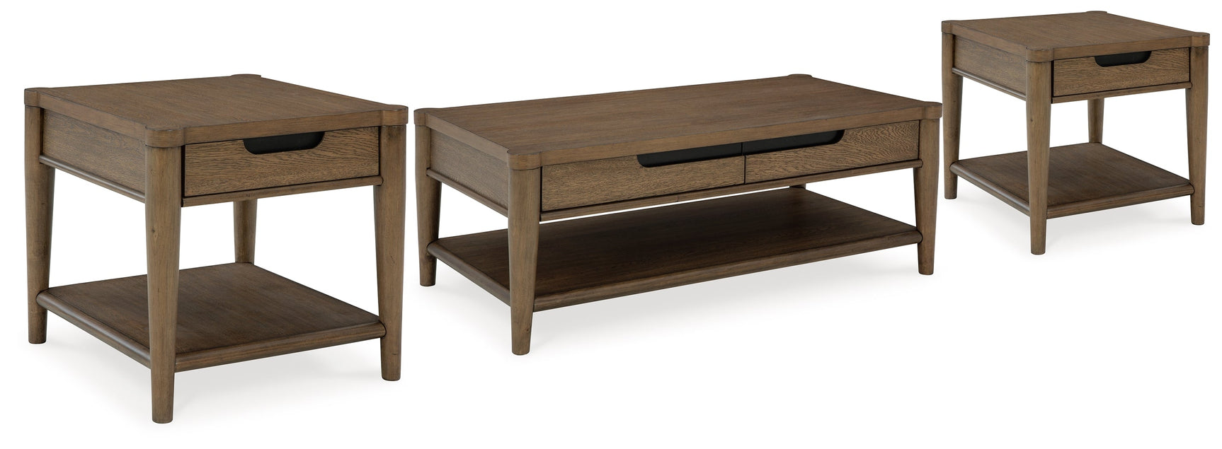 Roanhowe Brown Coffee Table and 2 End Tables (Online Special Price) - Ornate Home