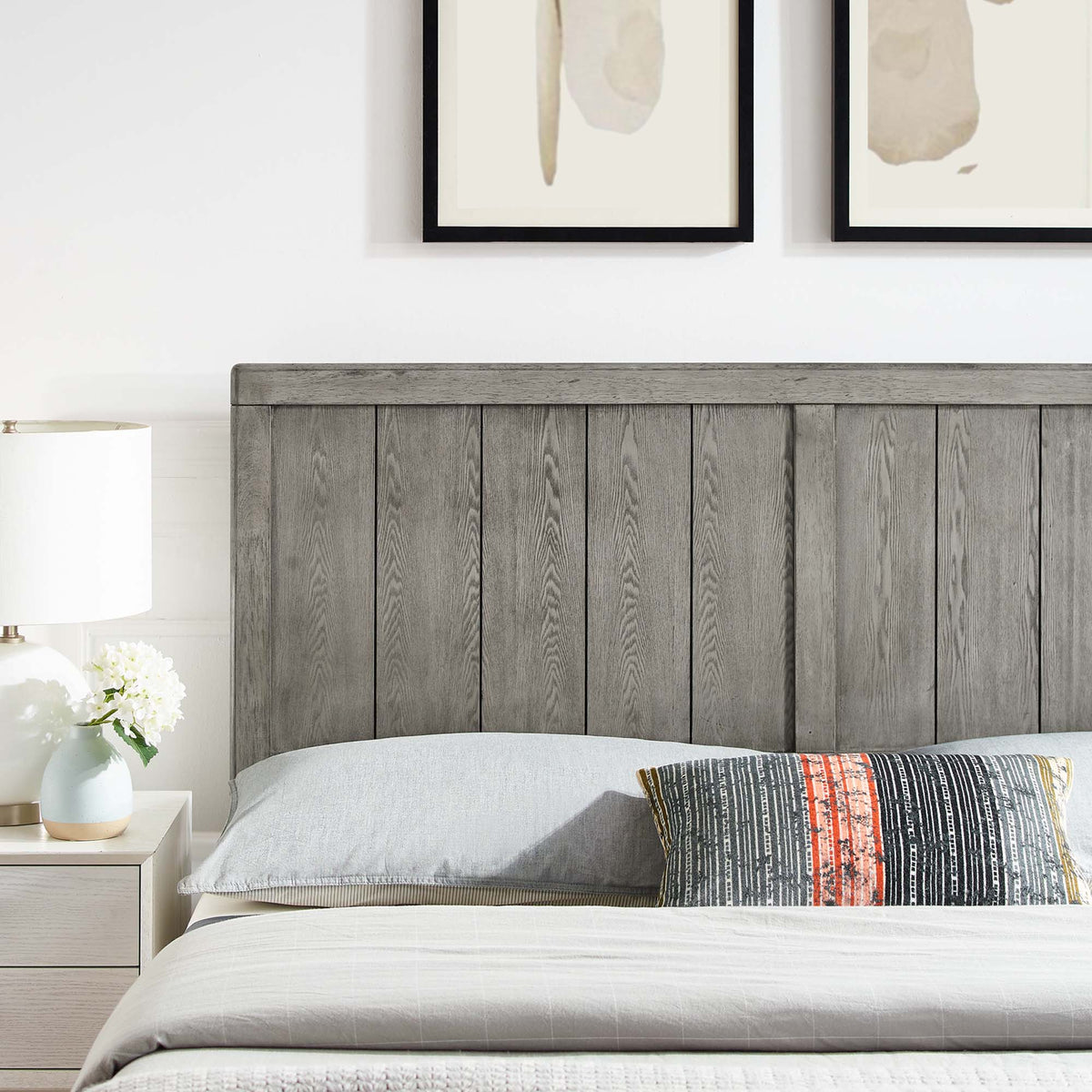 Robbie Gray Wood King Headboard - Ornate Home