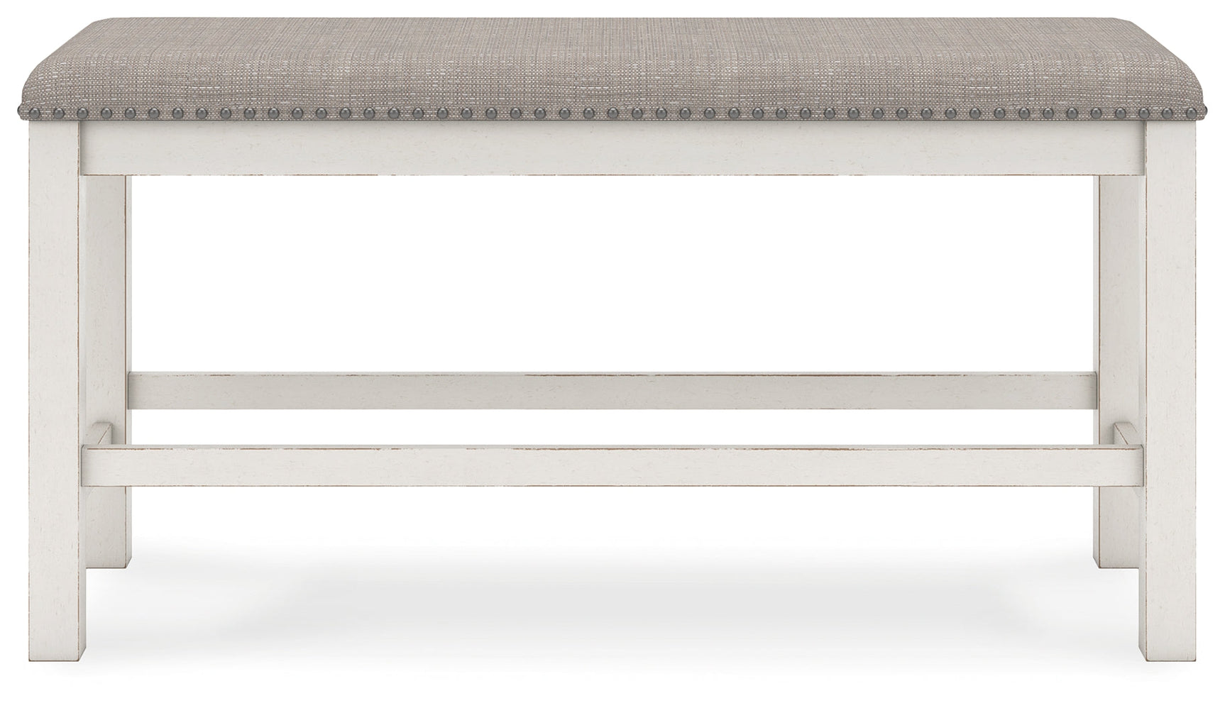 Robbinsdale Antique White Counter Height 49" Dining Bench - Ornate Home