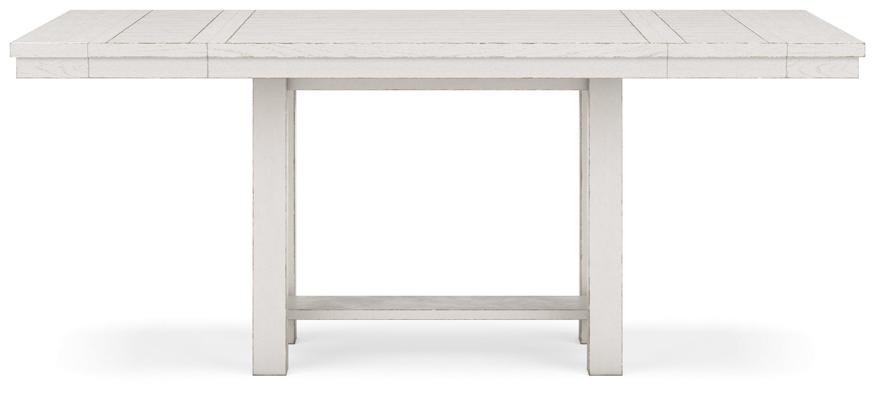 Robbinsdale Antique White Counter Height Dining Table, 2 Barstools, Bench and Server (Online Special Price) - Ornate Home