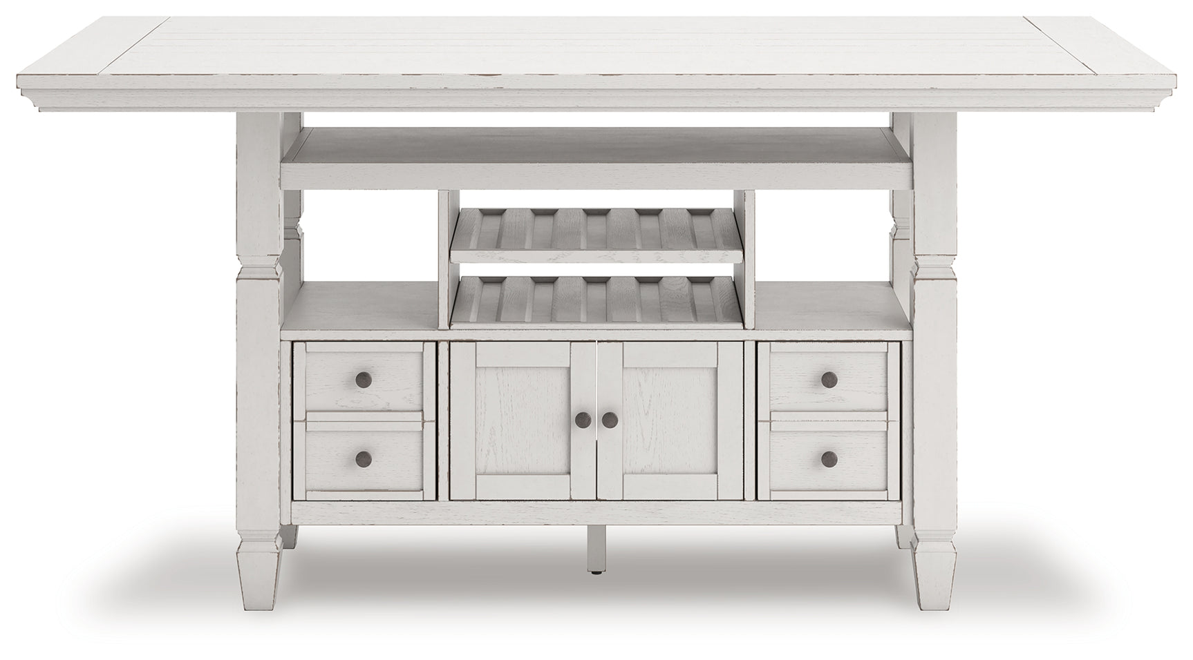 Robbinsdale Antique White Counter Height Dining Table and 4 Barstools (Online Special Price) - Ornate Home