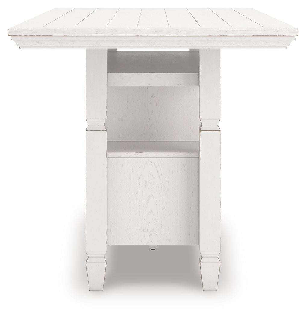 Robbinsdale Antique White Counter Height Dining Table and 4 Barstools (Online Special Price) - Ornate Home
