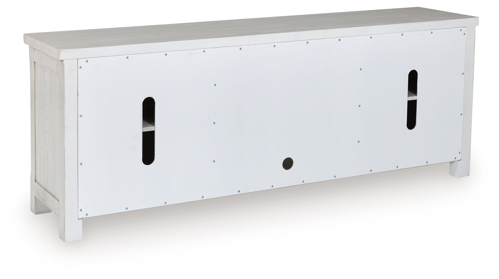 Robbinsdale Antique White Extra Large TV Stand - Ornate Home