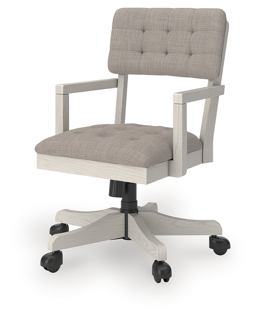 Robbinsdale Antique White Home Office Desk Chair (1/CN) (Online Special Price) - Ornate Home