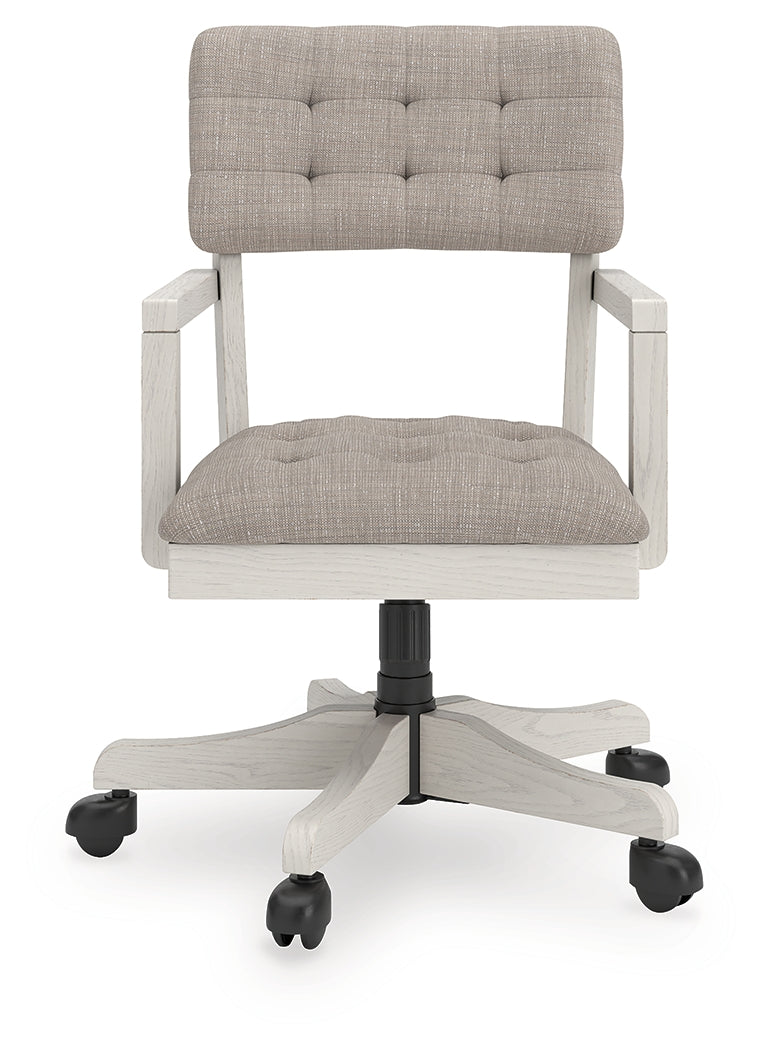Robbinsdale Antique White Home Office Desk Chair (1/CN) (Online Special Price) - Ornate Home