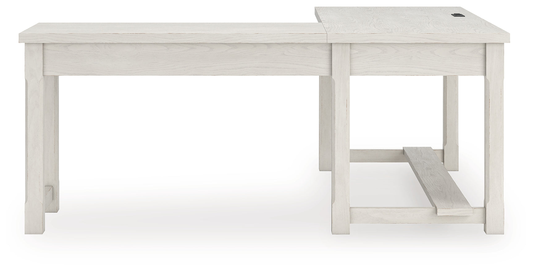 Robbinsdale Antique White L-Shaped Home Office Desk - Ornate Home