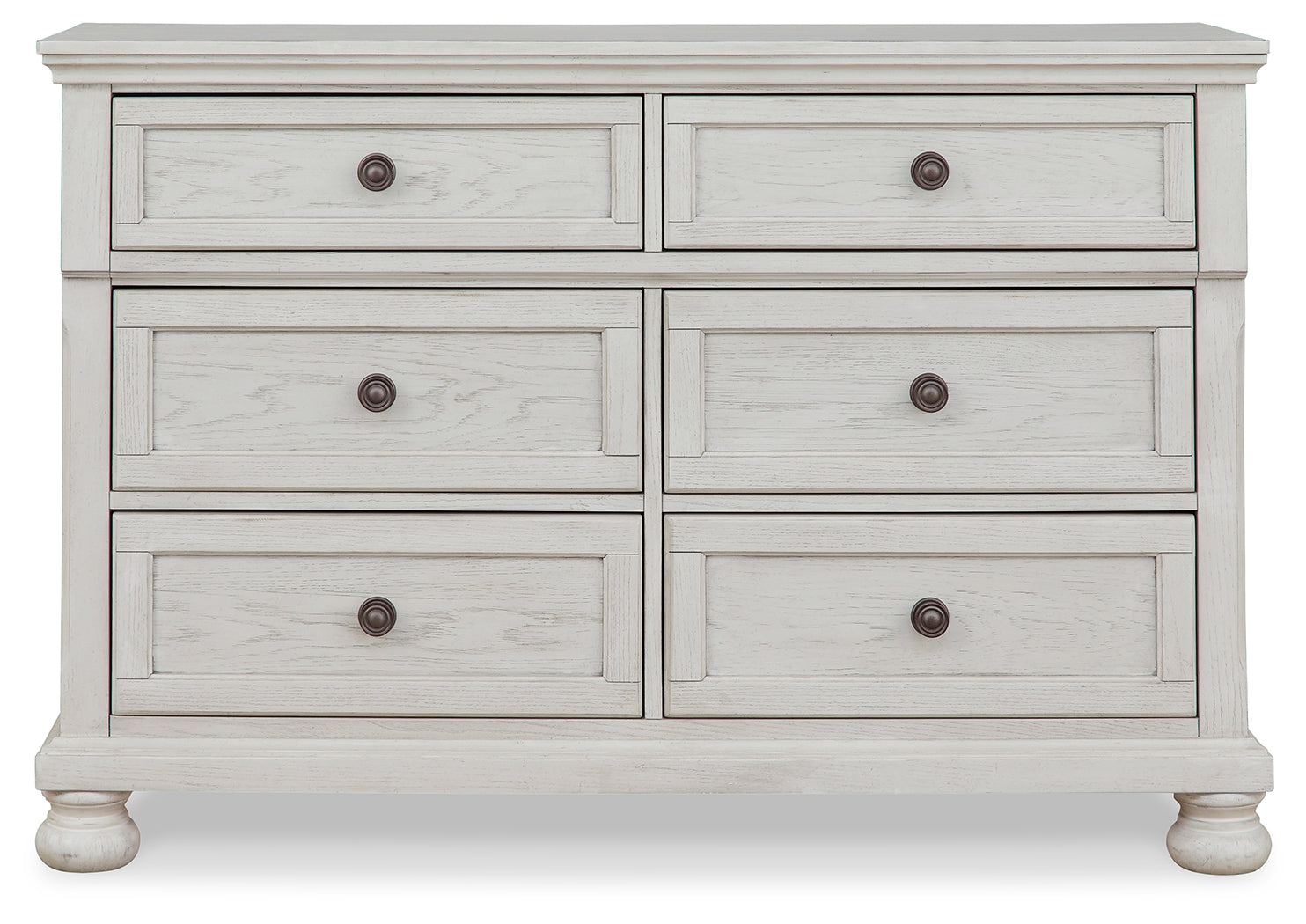Robbinsdale Antique White Twin Sleigh Storage Bed, Dresser and Nightstand - Ornate Home