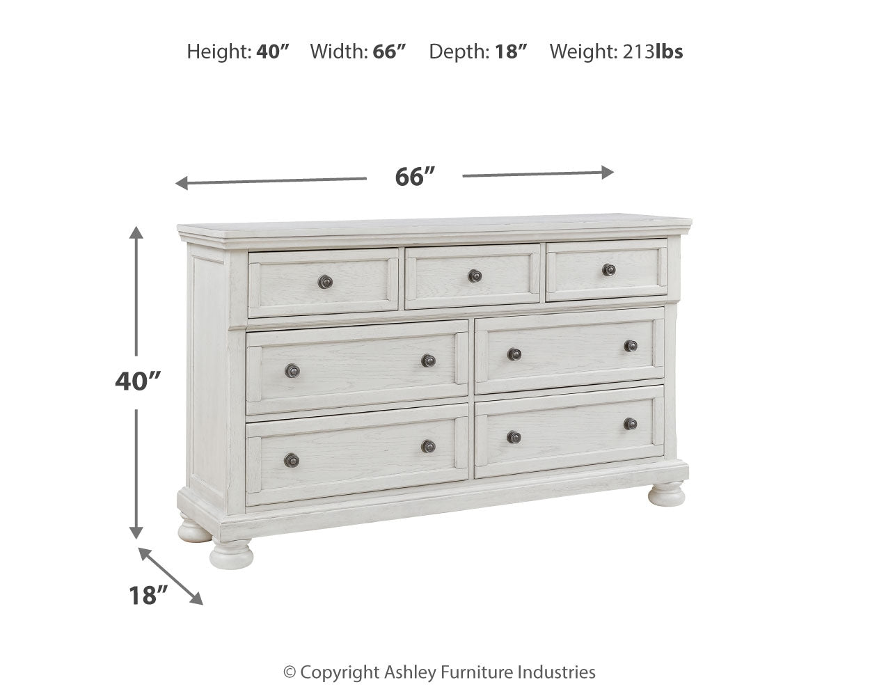 Robbinsdale White Twin Sleigh Storage Bedroom Set with Dresser (Online Special Price) - Ornate Home