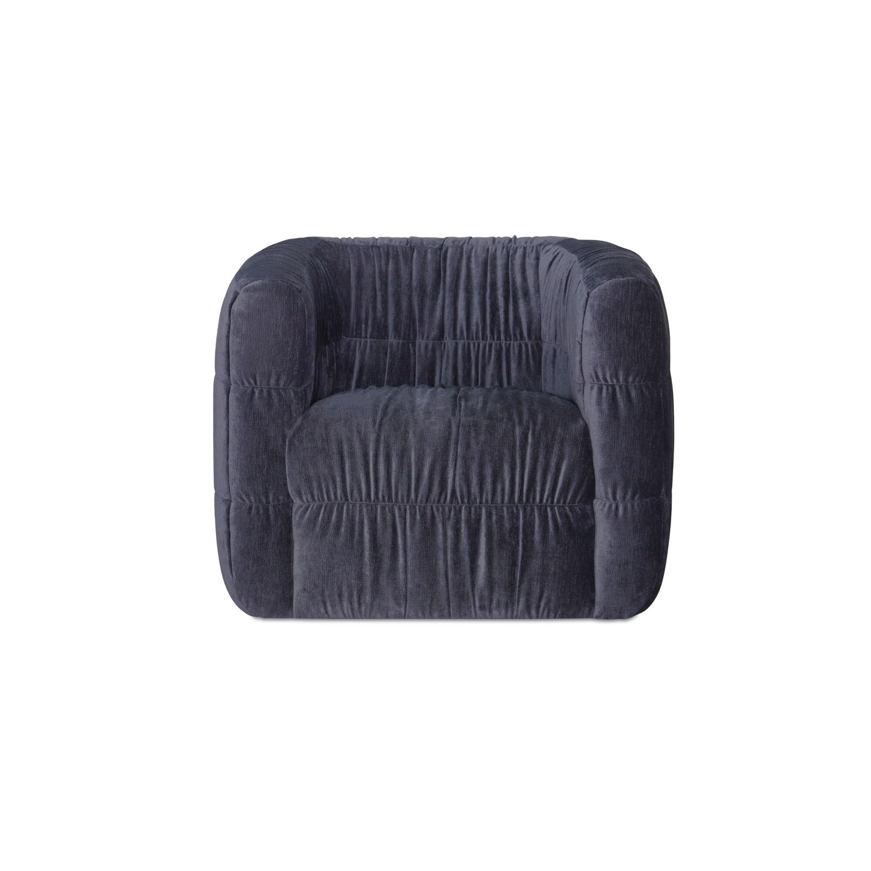 Robson Navy Swivel Chair - Ornate Home