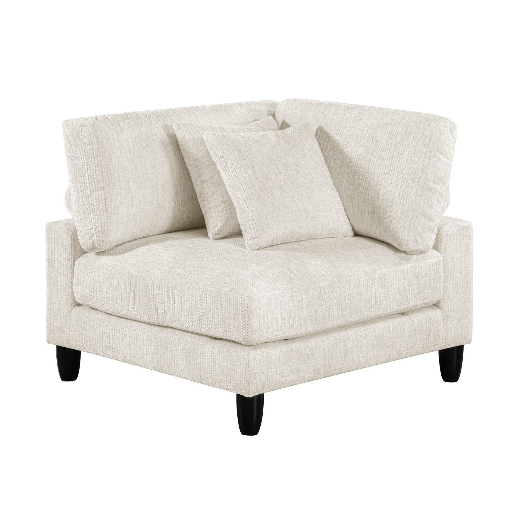 Robstown Beige 4-Piece Modular Sectional w/ Ottoman - Ornate Home