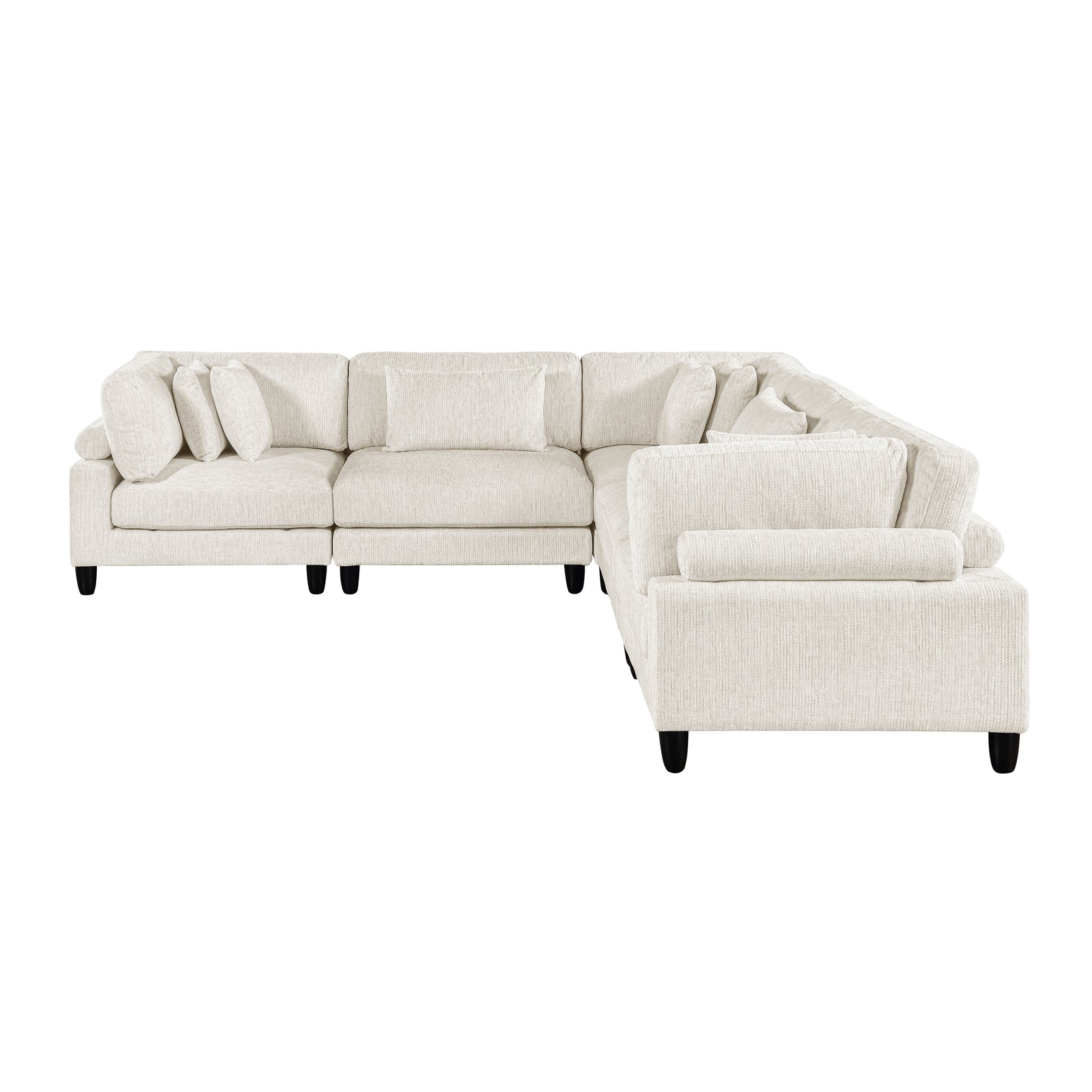Robstown Beige 5-Piece Modular Sectional - Ornate Home