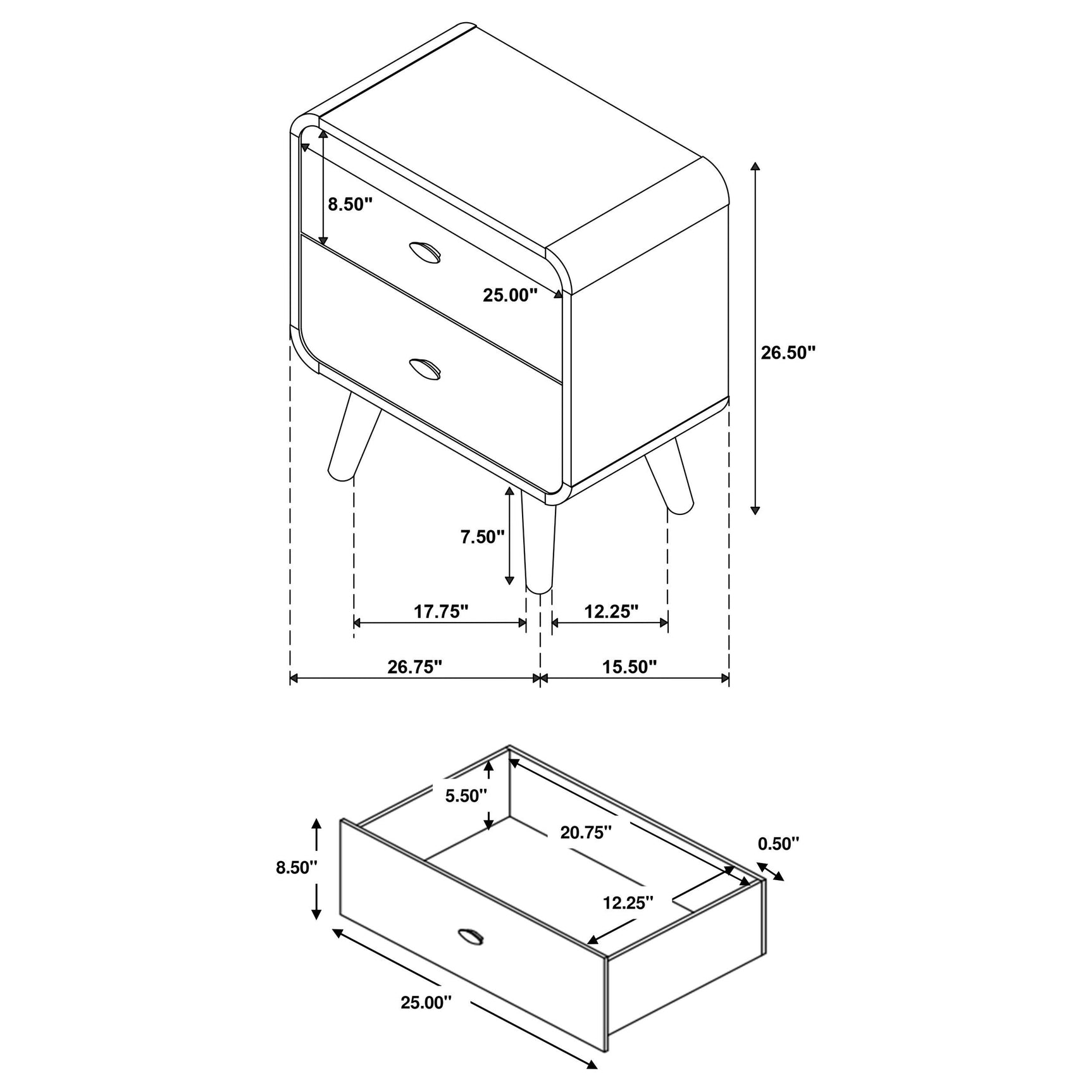 Robyn Light Ash 5-piece Eastern King Bedroom Set - Ornate Home
