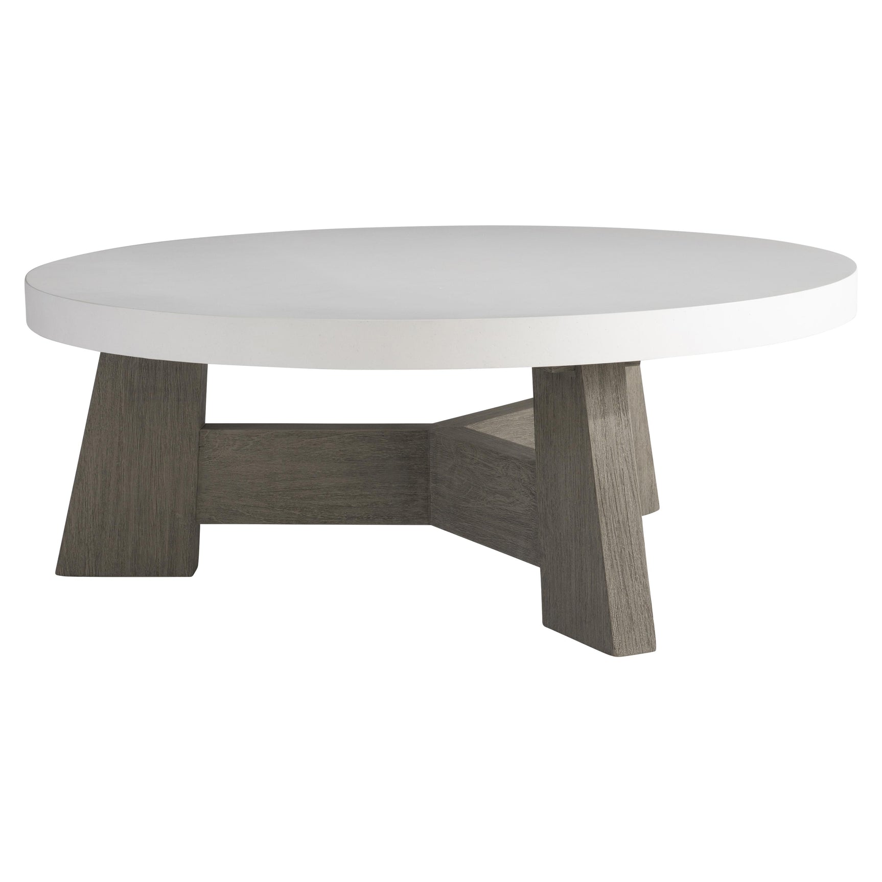 Rochelle Weathered Teak Outdoor Cocktail Table - Ornate Home