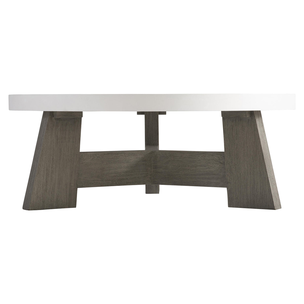 Rochelle Weathered Teak Outdoor Cocktail Table - Ornate Home