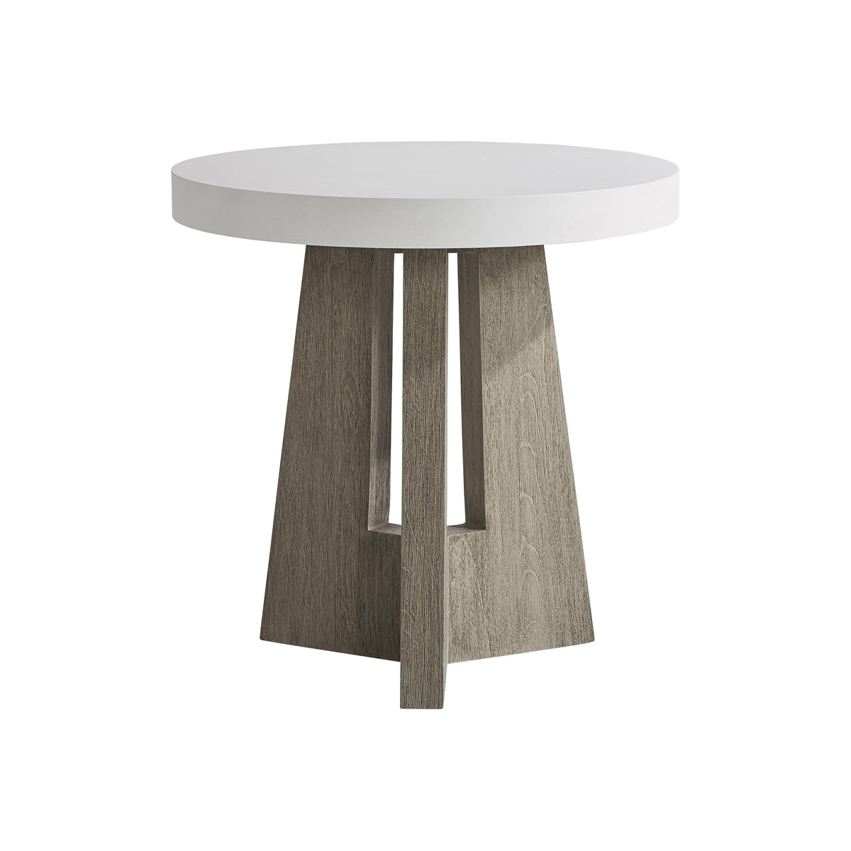 Rochelle Weathered Teak Outdoor Side Table - Ornate Home