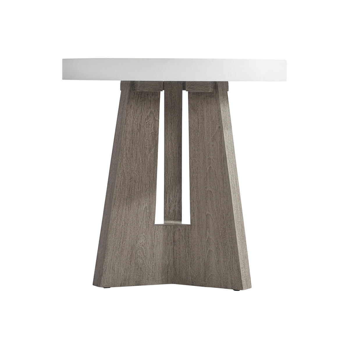 Rochelle Weathered Teak Outdoor Side Table - Ornate Home