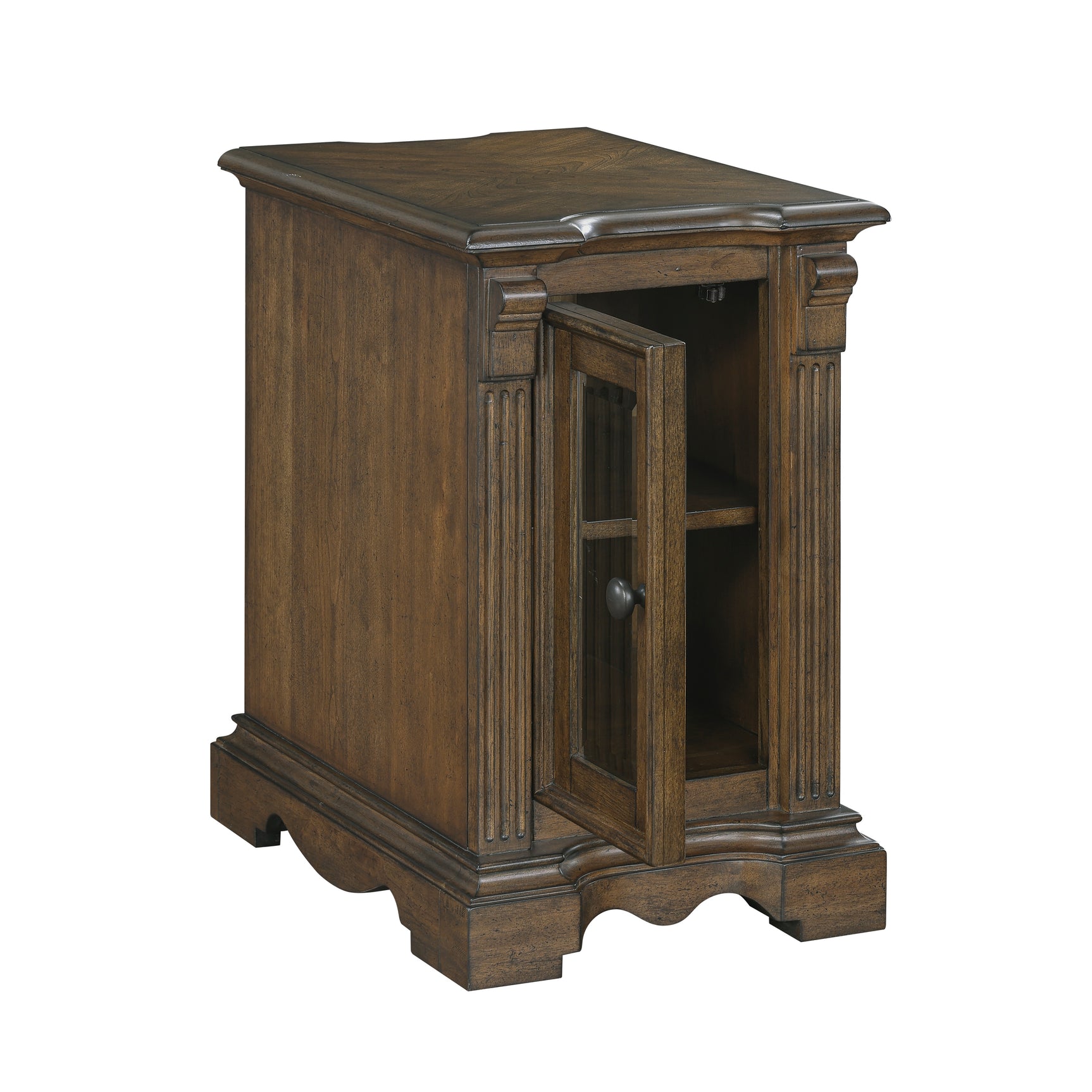 Rochester Brown Chairside Table - Ornate Home