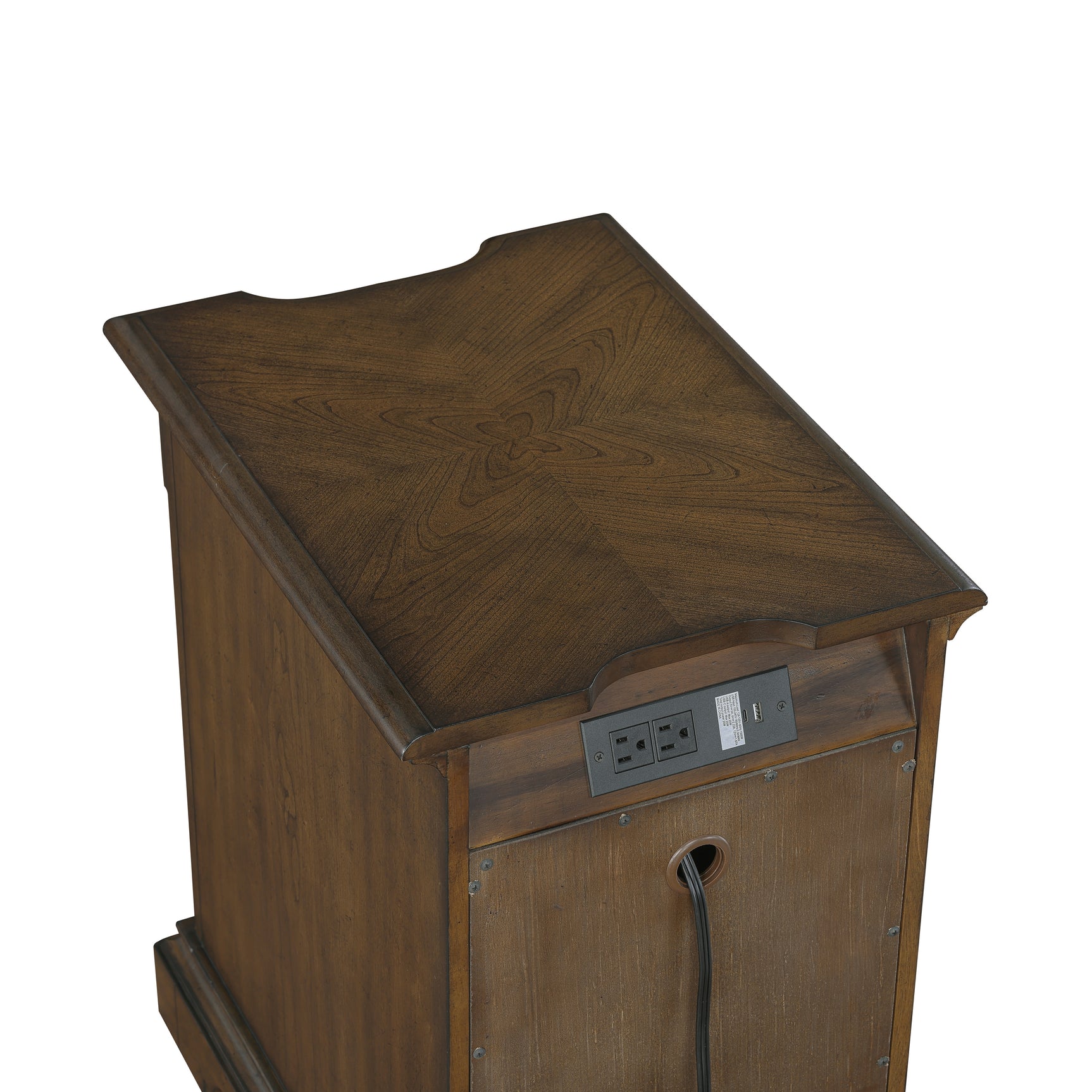 Rochester Brown Chairside Table - Ornate Home