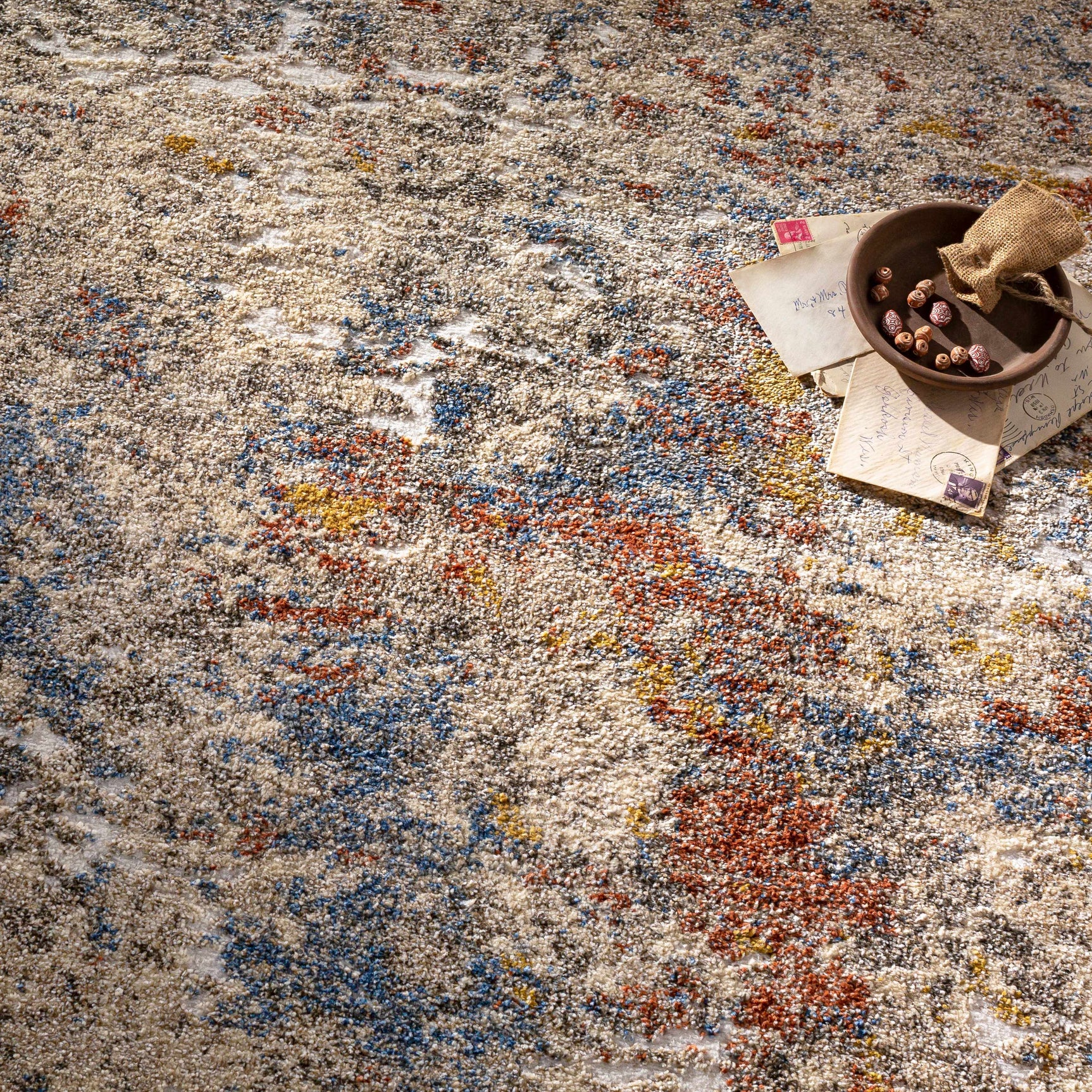 Rock Pattern Thick Area Rug - Ornate Home