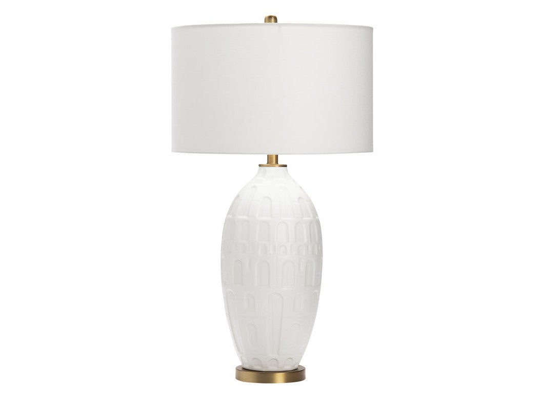 Rock Springs White Table Lamp - Ornate Home