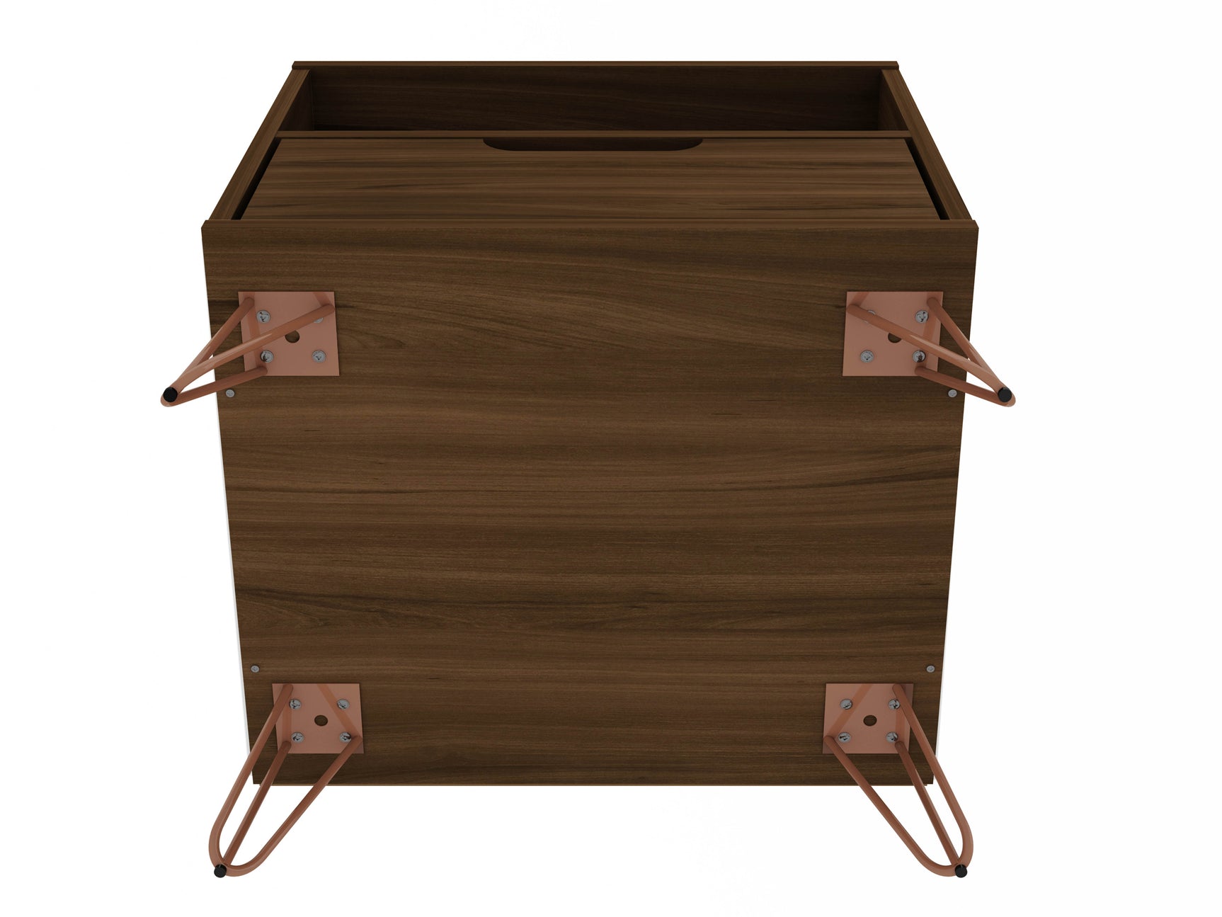 Rockefeller 1.0 Nightstand in Brown - Ornate Home
