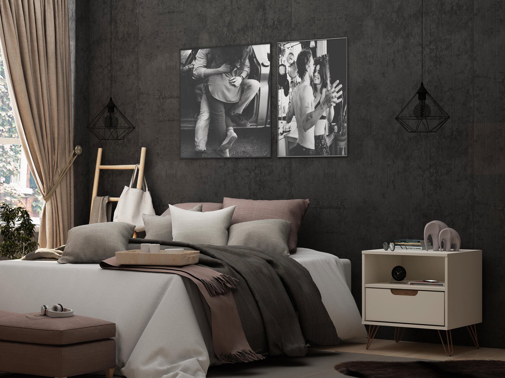 Rockefeller 1.0 Nightstand in Off White and Nature - Ornate Home