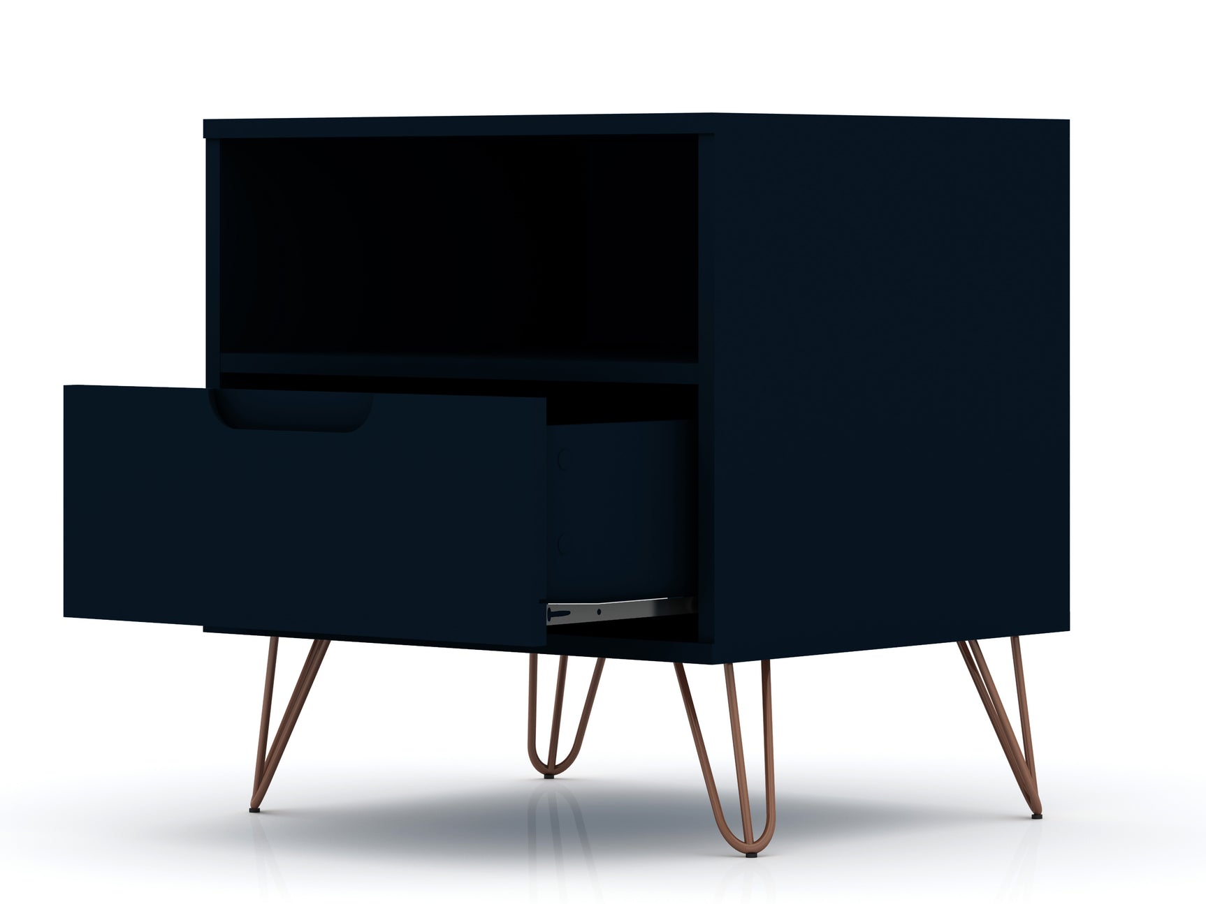 Rockefeller 1.0 Nightstand in Tatiana Midnight Blue - Ornate Home